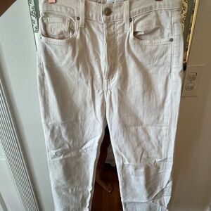 Frank & Eileen White Straight Jeans
